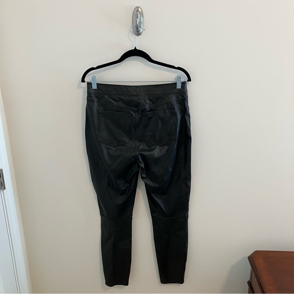 Spanx Faux Leather-Like Ankle Skinny Pants in Black Large - Picture 10 of 13